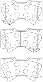 Комплект тормозных колодок (AISIN: A1N156)